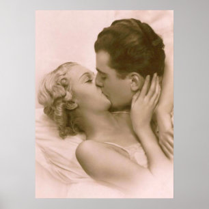 Poster Beijo no rosa