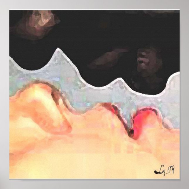 Póster beijo orishas de Liz Loz (Frente)