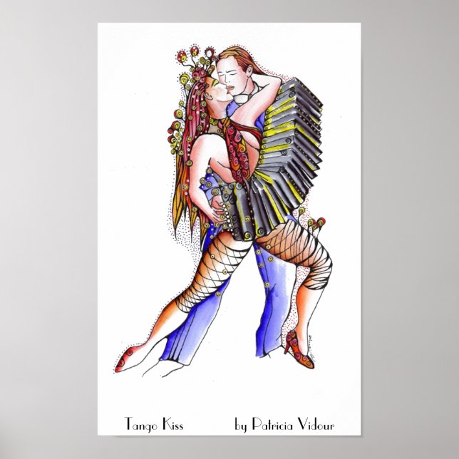 Póster Beijo Tango (Frente)