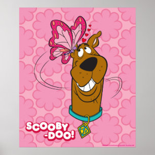 Poster Beijos da borboleta de Scooby-Doo