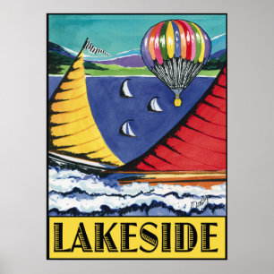 Poster Beira do lago-poster