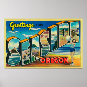 Póster Beira-mar, Oregon - grandes cenas 2 da letra