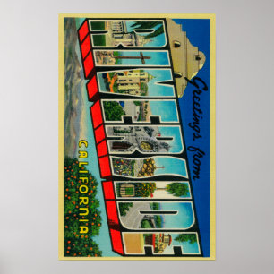 Póster Beira-rio, Califórnia - grandes cenas da letra