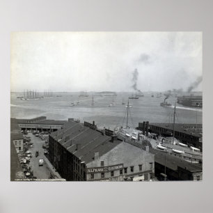 Póster Beira-rio de Boston