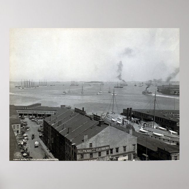 Póster Beira-rio de Boston (Frente)