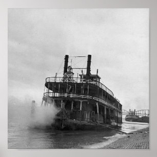 Póster Beira-rio de St Louis