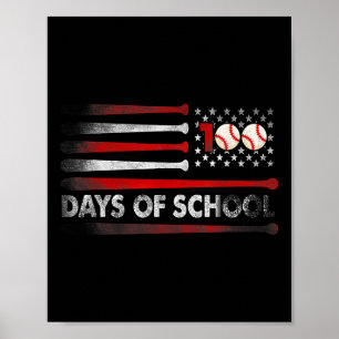 Poster Beisebol 100 Dias De Tea De 100 Dias De Basebol Es