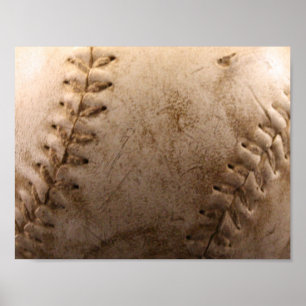Póster Beisebol Antigo
