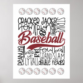 Poster Beisebol Considerado