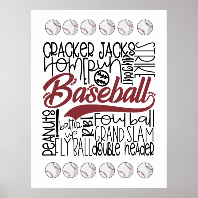 Poster Beisebol Considerado (Frente)