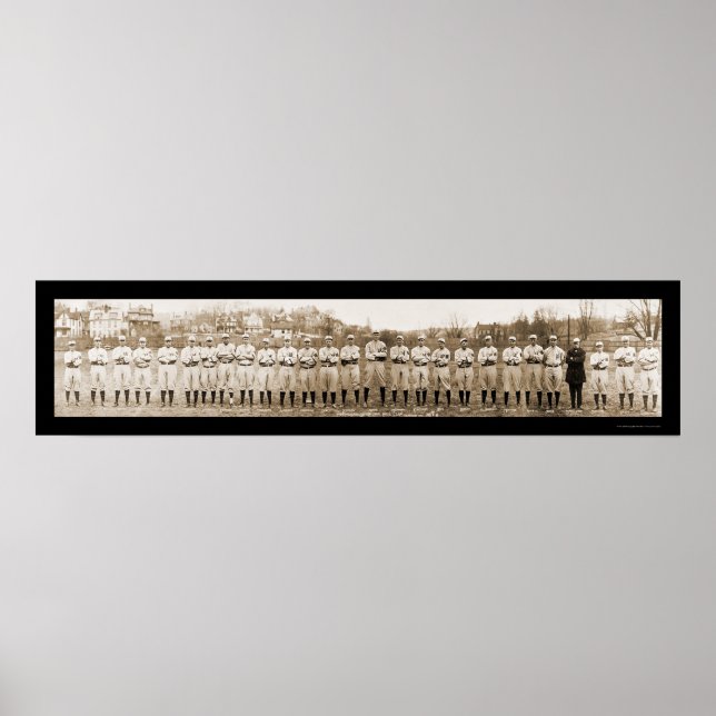 Póster Beisebol Em Pittsburgh Foto 1914 (Frente)