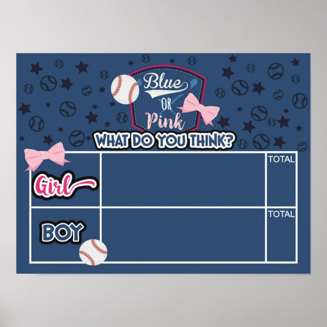 Poster beisebol ou arcos que votem (Frente)