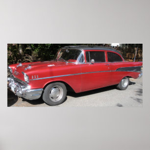 Póster Bel Air 1957 de Chevrolet /210