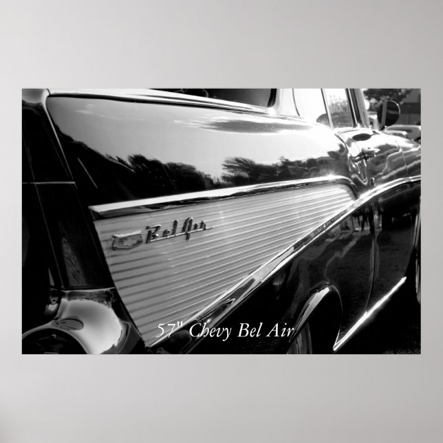 Poster Bel Air, Chevy Bel Air de 57" (Frente)
