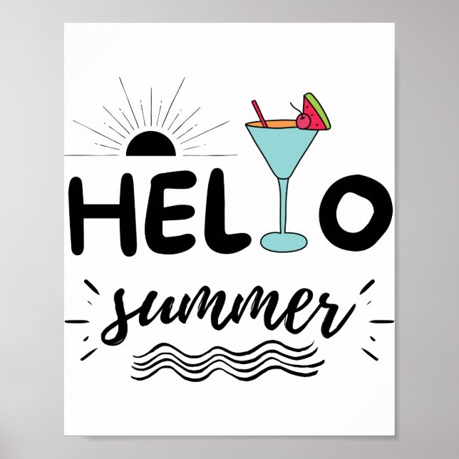 Poster Bela Alô Summer Beach (Frente)