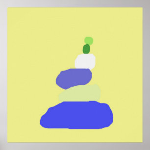 Poster bela arte abstrata
