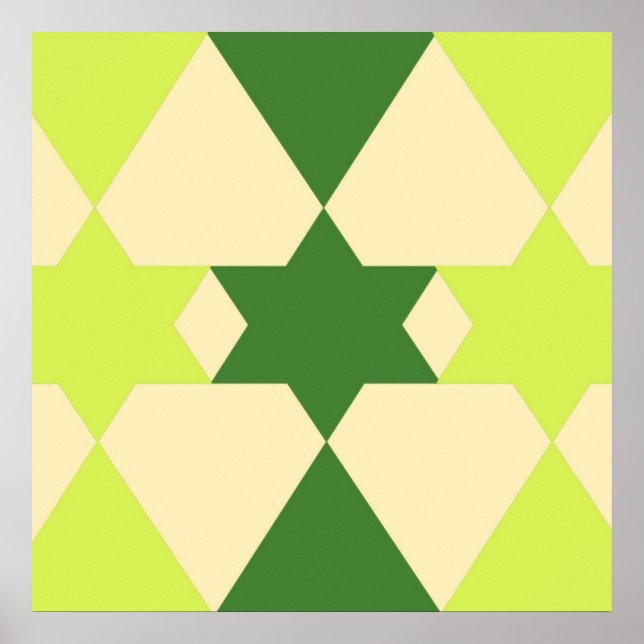 Poster bela arte abstrato moderna (Frente)