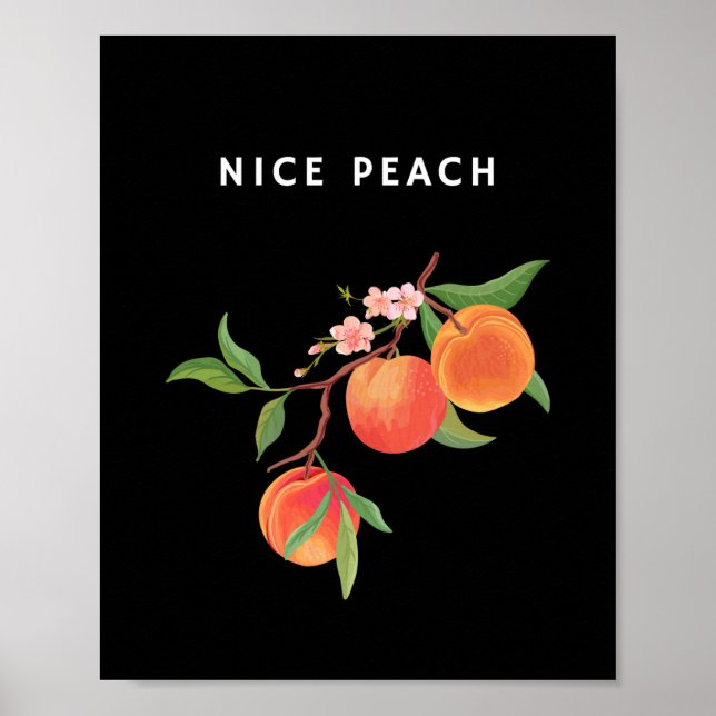 Poster Bela Arte de Parede Peach (Frente)
