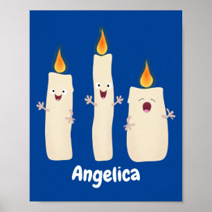 Poster Bela canção de cantar trio de vela