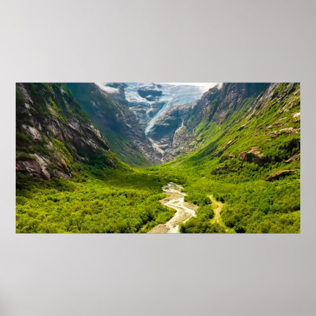 Poster Bela cena da natureza, de viagem ao Noroeste, aven (Frente)