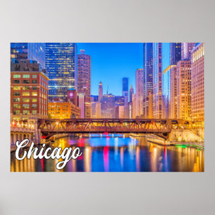 Poster Bela Chicago, Illinois, Estados Unidos