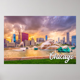 Poster Bela Chicago, Illinois, Estados Unidos
