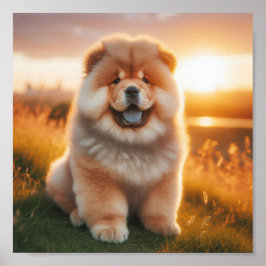Poster bela Chow Chow