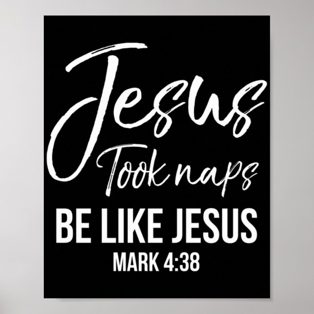 Poster Bela Cristã Mamãe Jesus Tocou Naps Como Jesus M (Frente)