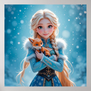 Poster Bela donzela de neve