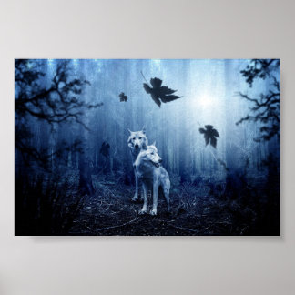 Poster Bela Fantasia Wolf Wall Art