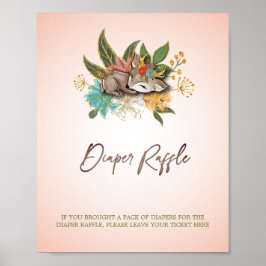 Poster Bela Floresta Woodland Oh Bebê Animais Jogos