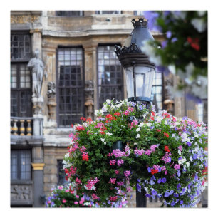Póster Bela Grand Place de Bruxelas, Bélgica