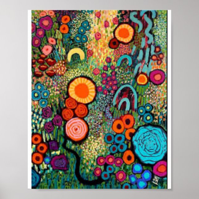 Poster Bela obra de arte cara 8x10 (Frente)
