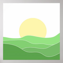 Poster bela paisagem e arte