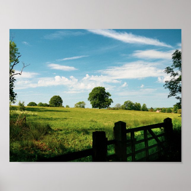 Poster Bela paisagem rural (Frente)