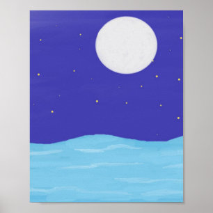 Poster bela pintura paisagística