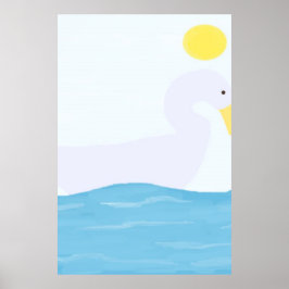 Poster bela pintura paisagística