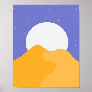 Poster bela pintura paisagística