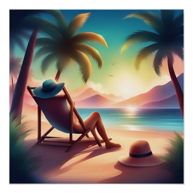 Póster bela praia (Frente)