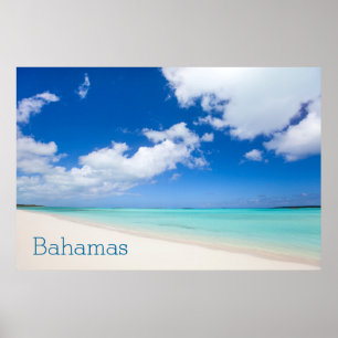 Poster Bela praia caribenha