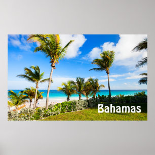 Poster Bela praia de Caribe