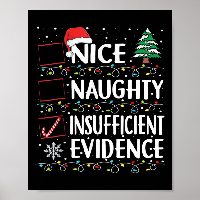 Poster Bela prova imprópria de Papais noeis de Natal (Frente)