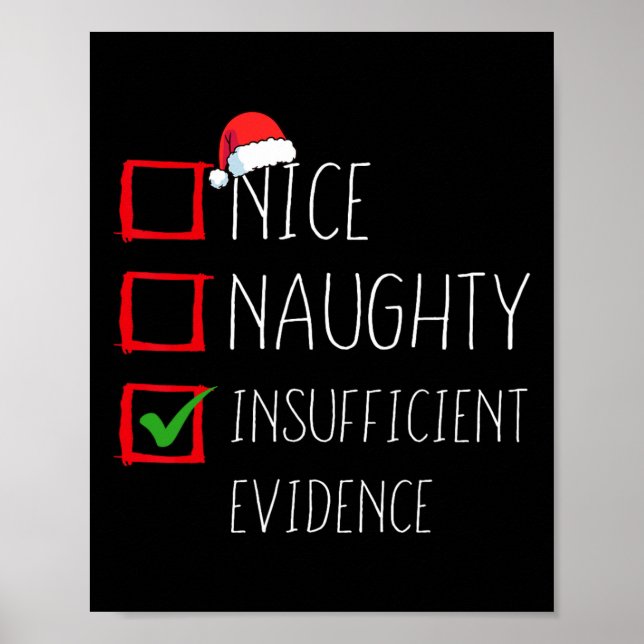 Poster Bela prova imprópria de Papais noeis de Natal (Frente)