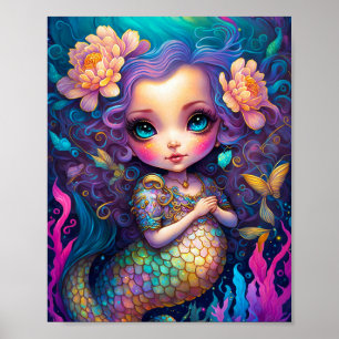 Poster Bela Sereia Fantasy Art