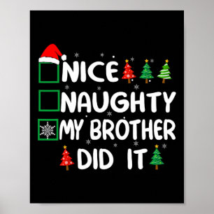 Poster Bela Vadia Meu Irmão Fez Isso Lista De Natal Fami