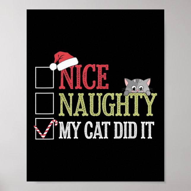 Poster Bela Vadia Que Meu Gato Fez De Natal (Frente)