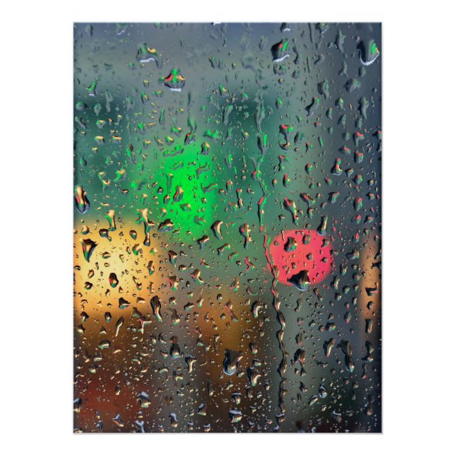 Póster Bela vista através da chuva (Frente)