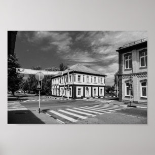 Poster Belarus Беларусь Lepel Cartaz de Arquitetura