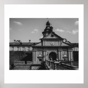 Poster Belarus Беларусь Niasviz Palácio de Nesvizh Cartaz