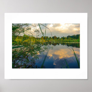 Poster Belarus Беларусь Paisagem Natureza Canal Cartaz